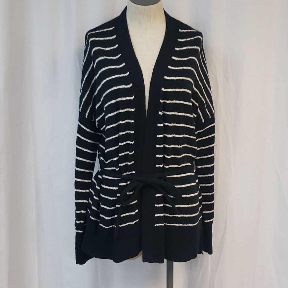 Who What Wear Striped Cardigan